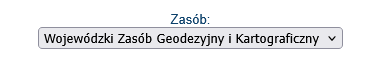 Zasób: Wojewódzki Zasób Geodezyjny i Kartograficzny